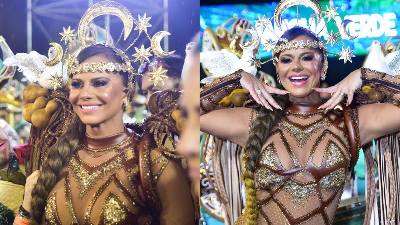 Rainha de bateria da Mancha, Viviane Araujo volta com tudo para o Carnaval de SP - Leo Franco/ Agnews