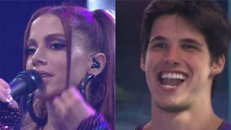 Anitta e Gabriel Tavares, do BBB 23, já viveram affair - Foto: Reprodução/Rede Globo