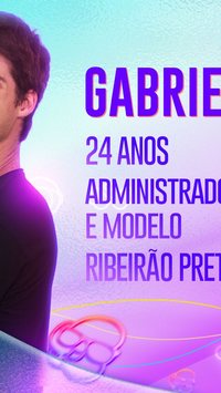 Gabriel é um dos participantes da Casa de Vidro