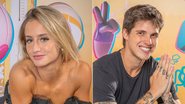 Montagem de fotos da atriz Bruna Griphao e do modelo Gabriel Fop; os dois viveram um relacionamento no BBB 23 - Foto: Divulgação/Globo