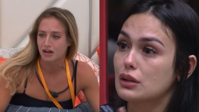 BBB 23: Bruna Griphao e Larissa caem no choro após discussão - Reprodução/Globo