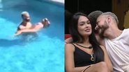 Professora de educação física Larissa Santos troca carinho com youtuber Fred, com quem vive romance dentro de Big Brother Brasil 23 - Foto: Reprodução / Twitter