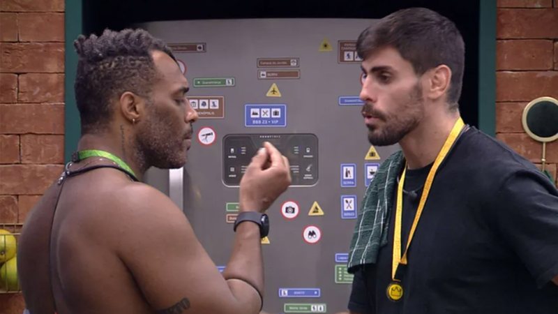 Fred Nicácio e Cara de Sapato no BBB 23 - Foto: Reprodução / Globo