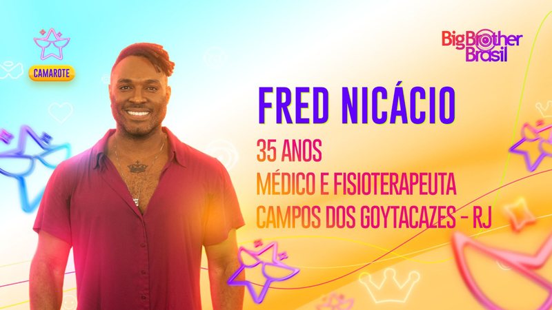 Fred Nicácio no BBB 23 - Foto: Reprodução / Globo