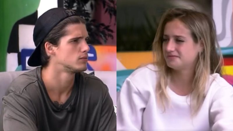 Com medo de sair, Gabriel faz pedido para Bruna Griphao, mesmo depois do fim do relacionamento - Foto: Reprodução / Twitter