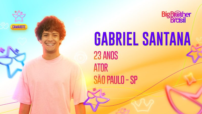 Gabriel Santana no BBB 23 - Foto: Reprodução / Instagram