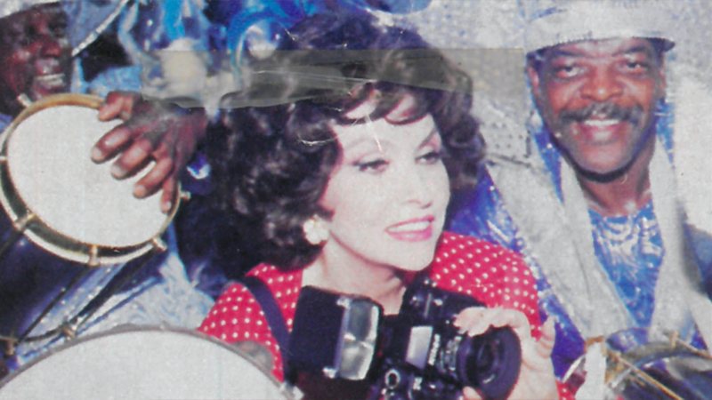 Gina Lollobrigida no carnaval do Rio de Janeiro - Foto: Arquivo / Revista CARAS