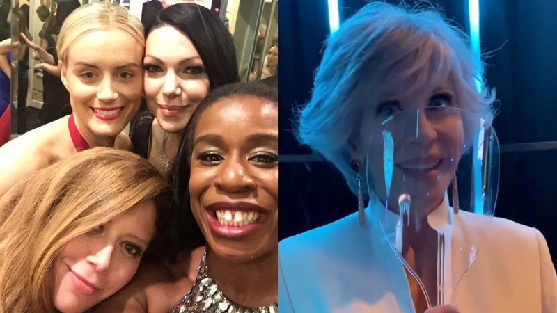 O elenco de Orange is The New Black e Jade Fonda registraram momentos marcantes no Globo de Ouro - Foto: Reprodução / Instagram