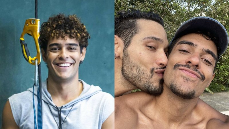 Bruno Fagundes e Igor Fernandez fazem parte do elenco da novela Cara e Coragem, da TV Globo - Foto: Reprodução/TV Globo/Instagram