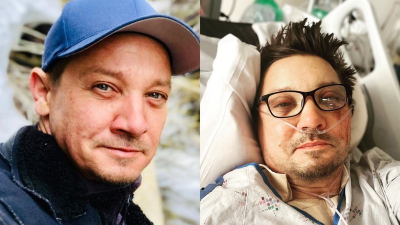 Jeremy Renner teve parte do corpo esmagado durante acidente - Reprodução/Instagram