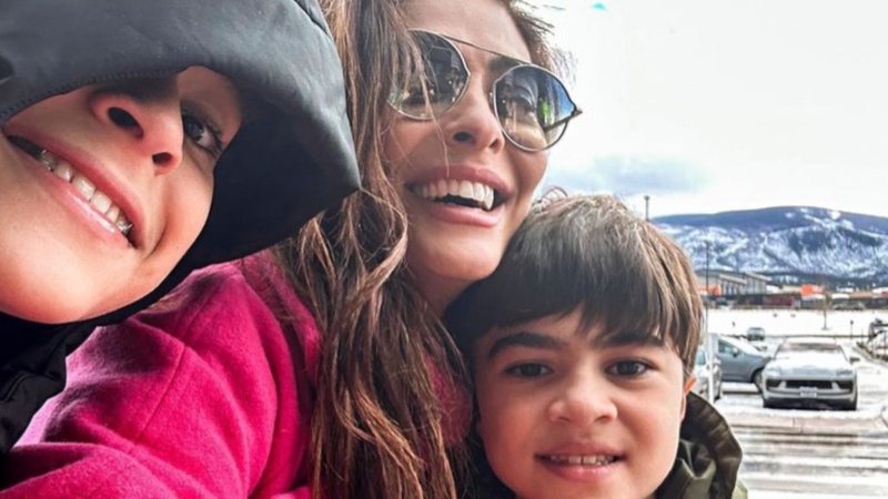 Juliana Pes exibiu um momento especial que viveu ao lado de seus dois filhos, Pedro e Antônio - Foto: Reprodução/Instagram