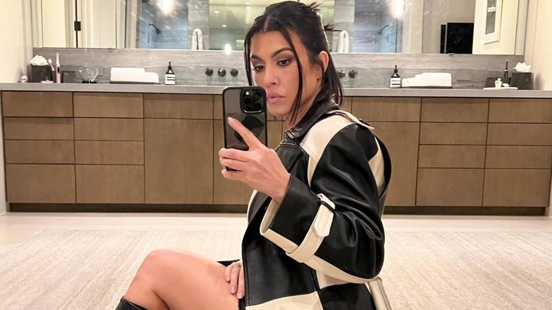 Kourtney Kardashian tem casa inundada - Foto: reprodução/Instagram