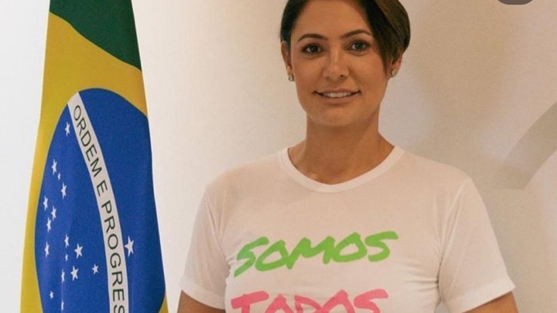 Sumida desde as eleições, Michele Bolsonaro reaparece e relembra ataque e internação do marido - Reprodução/ Instagram