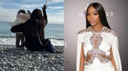 Modelo Naomi Campbell compartilha momentos vividos com a pequena em suas redes sociais - Foto: Reprodução / Instagram