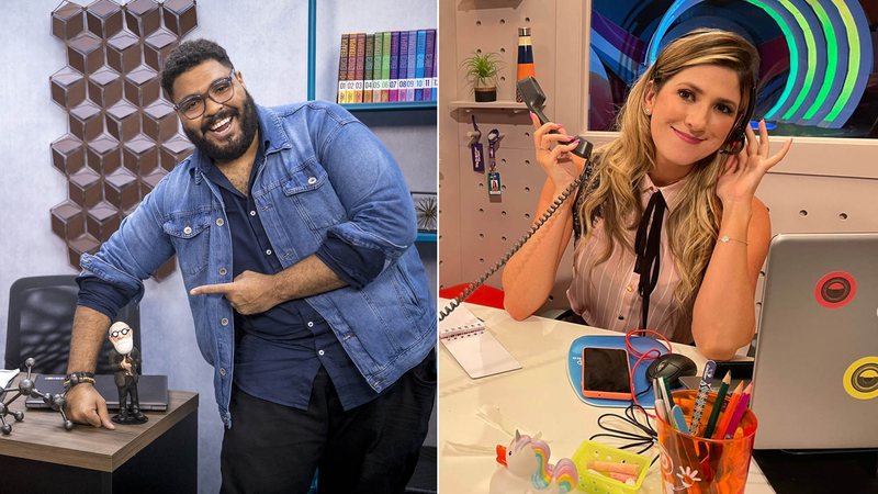 Paulo Vieira e Dani Calabresa voltam com os quadros 'Big Terapia' e 'CAT BBB' no BBB 23 - Foto: Reprodução / Globo