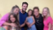 Pedro Leonardo posta foto ao lado da família, e do Pai, Leonardo e da madrasta, Poliana Rocha - Foto: Reprodução/Instagram