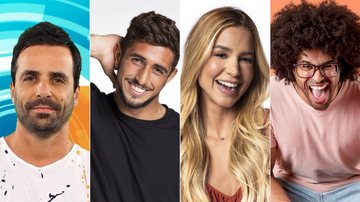 Vinicius, Lucas Chumbo, Kerline e Luciano, os primeiros eliminados das últimas quatro edições do BBB - Foto: Divulgação/Globo