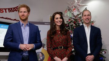 Príncipe Harry, Kate Middleton e príncipe William - Foto: Getty Images