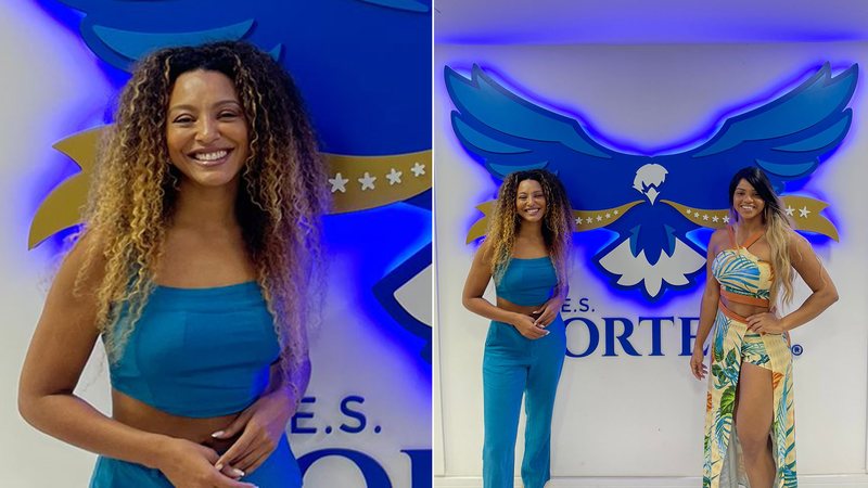 Sheron Menezzes e Bianca Monteiro, que é rainha de bateria da Portela - Foto: Ita Mazzutti; Divulgação