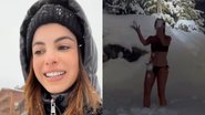 Sthefany Brito surge de biquíni na neve - Reprodução/Instagram