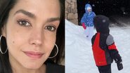 Thais Fersoza se diverte na neve com os filhos - Reprodução/Instagram