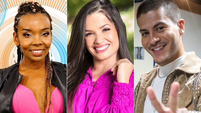 Thelma Assis, Juliette Freire e Arthur Aguiar, últimos três vencedores do BBB - Foto: Divulgação/Globo