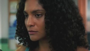 Aline (Bárbara Reis) em Terra e Paixão - Foto: Reprodução / Globo