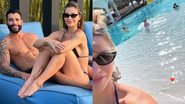 Gusttavo Lima e Andressa Suita curtem piscina com os filhos - Reprodução/Instagram