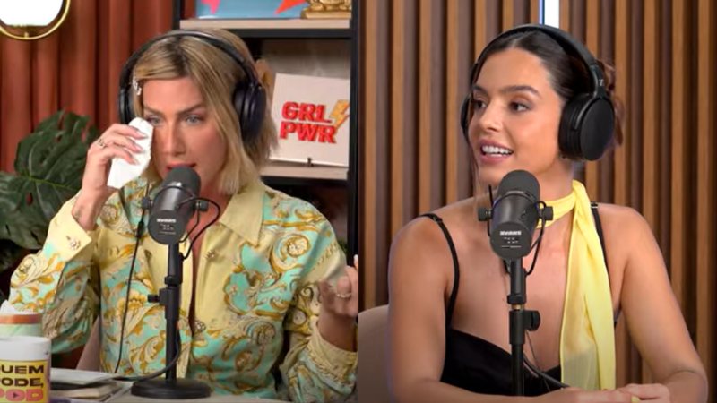 Giovanna Ewbank se emociona em podcast com Giovanna Lancellotti - Foto: Reprodução / YouTube