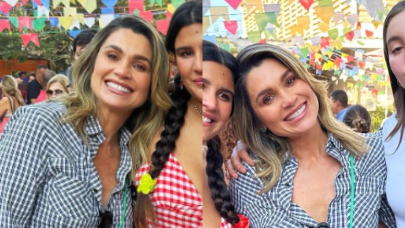 Atriz Flávia Alessandra encanta internautas com fotos de festa junina em família e arranca elogios - Foto: Reprodução / Instagram