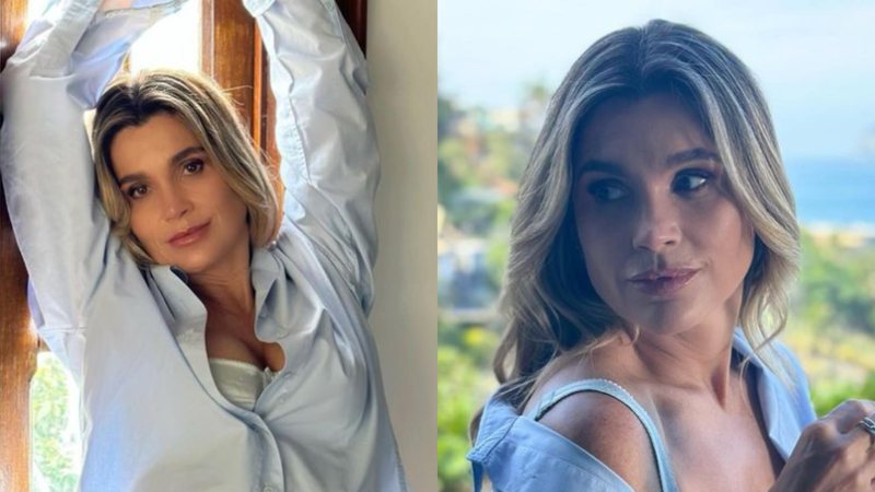 Atriz Flávia Alessandra aproveita cliques quentes para falar sobre comparações feitas entre corpos femininos - Foto: Reprodução / Instagram