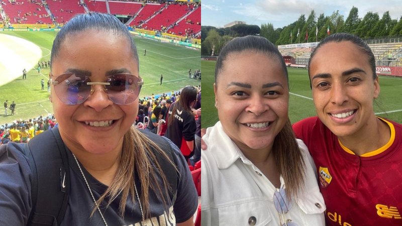 Ex-jogadora de futebol Fran, casada com Andressa Alves, que está na Copa do Mundo pelo Brasil, fala sobre aumento da representatividade na competição - Foto: Reprodução / Instagram