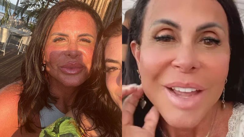 Gretchen se derrete com a filha caçula trabalhando em restaurante - Reprodução/Instagram