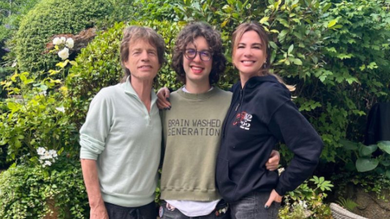 Mick Jagger, Lucas Jagger e Luciana Gimenez - Foto: Reprodução / Instagram