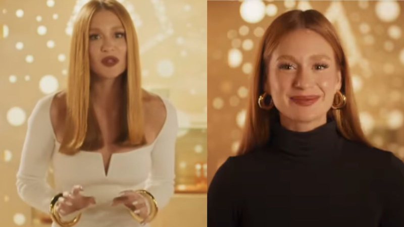 Marina Ruy Barbosa vibra com primeira vilã da carreira em 'Fuzuê' - Reprodução/Globo