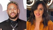 Montagem de fotos de Neymar e Bianca Biancardi, cunhada do atleta - Foto: Reprodução/Instagram @neymarjr @bibiancardi