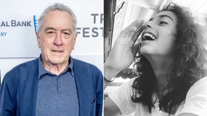 Montagem de fotos de Robert De Niro e seu neto, Leo De Niro - Foto: Getty Images/Instagram @drenadeniro