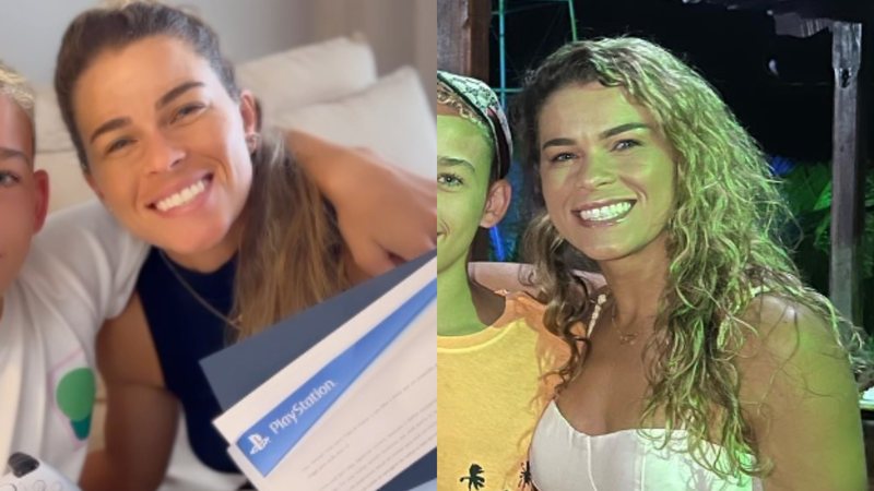 Vivendo relacionamento com cantora famosa, Tamires já parou sua carreira no futebol para cuidar de Bernardo, seu filho - Foto: Reprodução / Instagram