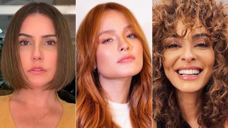 Montagem de fotos de Larissa Manoela, Deborah Secco e Juliana Paes - Foto: Reprodução/Instagram