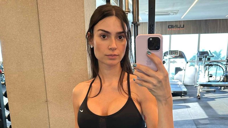 Thaila Ayala volta a treinar na academia - Reprodução/Instagram