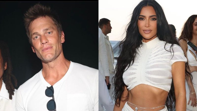 Tom Brady e Kim Kardashian - Foto: Reprodução / Instagram