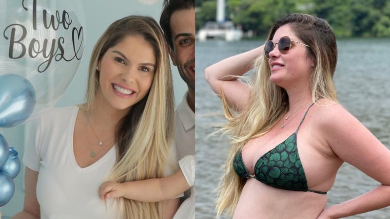 Modelo Bárbara Evans está esperando dois meninos, frutos de seu relacionamento com Gustavo Theodore - Foto: Reprodução / Instagram