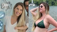 Modelo Bárbara Evans está esperando dois meninos, frutos de seu relacionamento com Gustavo Theodore - Foto: Reprodução / Instagram