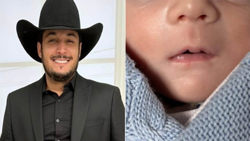 Sertanejo Barretto, da dupla com Bruno, comemorou a alta hospitalar do filho recém-nascido - Foto: Reprodução / Instagram