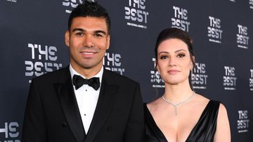 O jogador de futebol Casemiro e sua esposa, Anna Mariana - Foto: Reprodução/Instagram @annamarianacasemiro