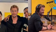 Ator Chris Hemsworth, no Brasil há três dias, elogia surfistas brasileiros e revela tentativa de encontro - Foto: Reprodução / YouTube