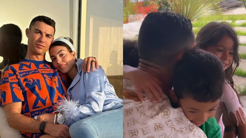 Georgina Rodríguez encanta ao mostrar lado paizão de Cristiano Ronaldo - Foto: Reprodução/Instagram