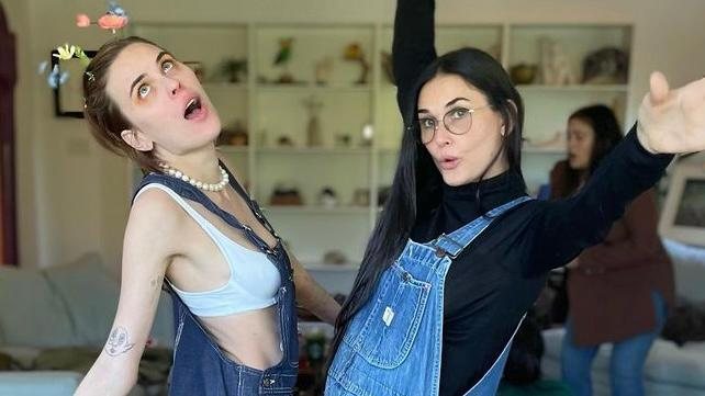 Demi Moore e filha - Foto: Reprodução / Instagram