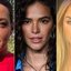 Montagem de fotos de Carol Dantas, Bruna Marquezine e Rapha Lancelloti, ex-namoradas de Neymar