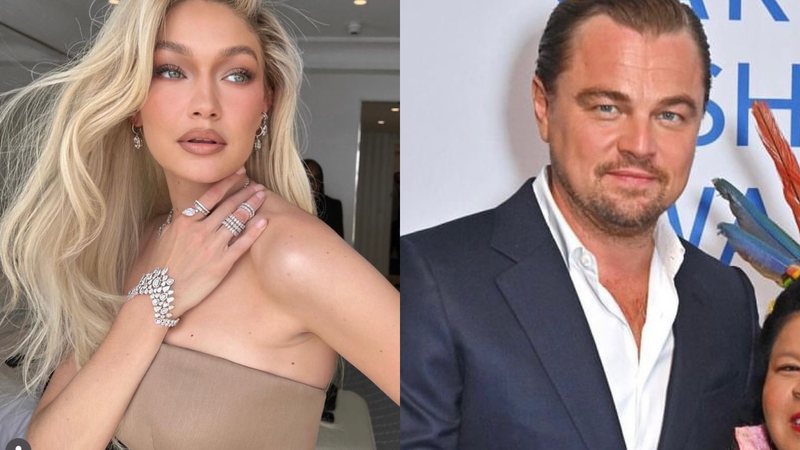 Gigi Hadid e Leo Dicaprio - Foto: Reprodução / Instagram